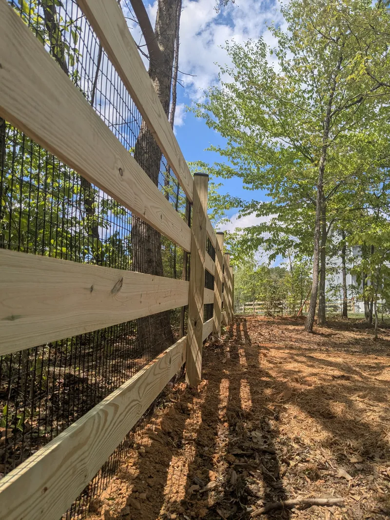 4 Board Wood Paddock Pool Fence in Stafford VA