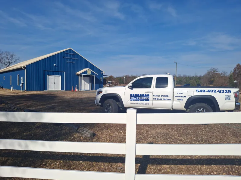 White Vinyl Ranch Rail Fence in Remington VA