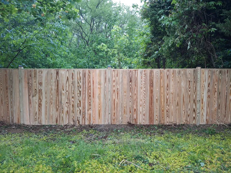 Wood Privacy Fencing